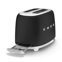 Thumbnail Smeg TSF01BLMUK 31cm Wide 50's Style Toaster, 2 Slices - 39478452519135
