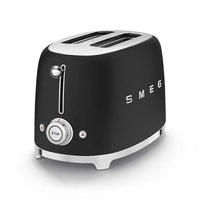 Thumbnail Smeg TSF01BLMUK 31cm Wide 50's Style Toaster, 2 Slices - 39478452256991