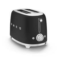 Thumbnail Smeg TSF01BLMUK 31cm Wide 50's Style Toaster, 2 Slices - 39478452453599