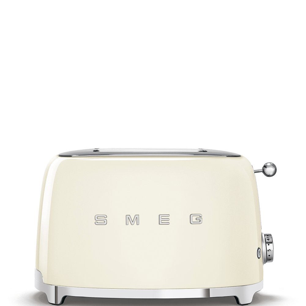 SMEG TSF01CRUK 50's Style 2 Slice Toaster, 31cm Wide - Cream | Atlantic Electrics - 39478449930463 