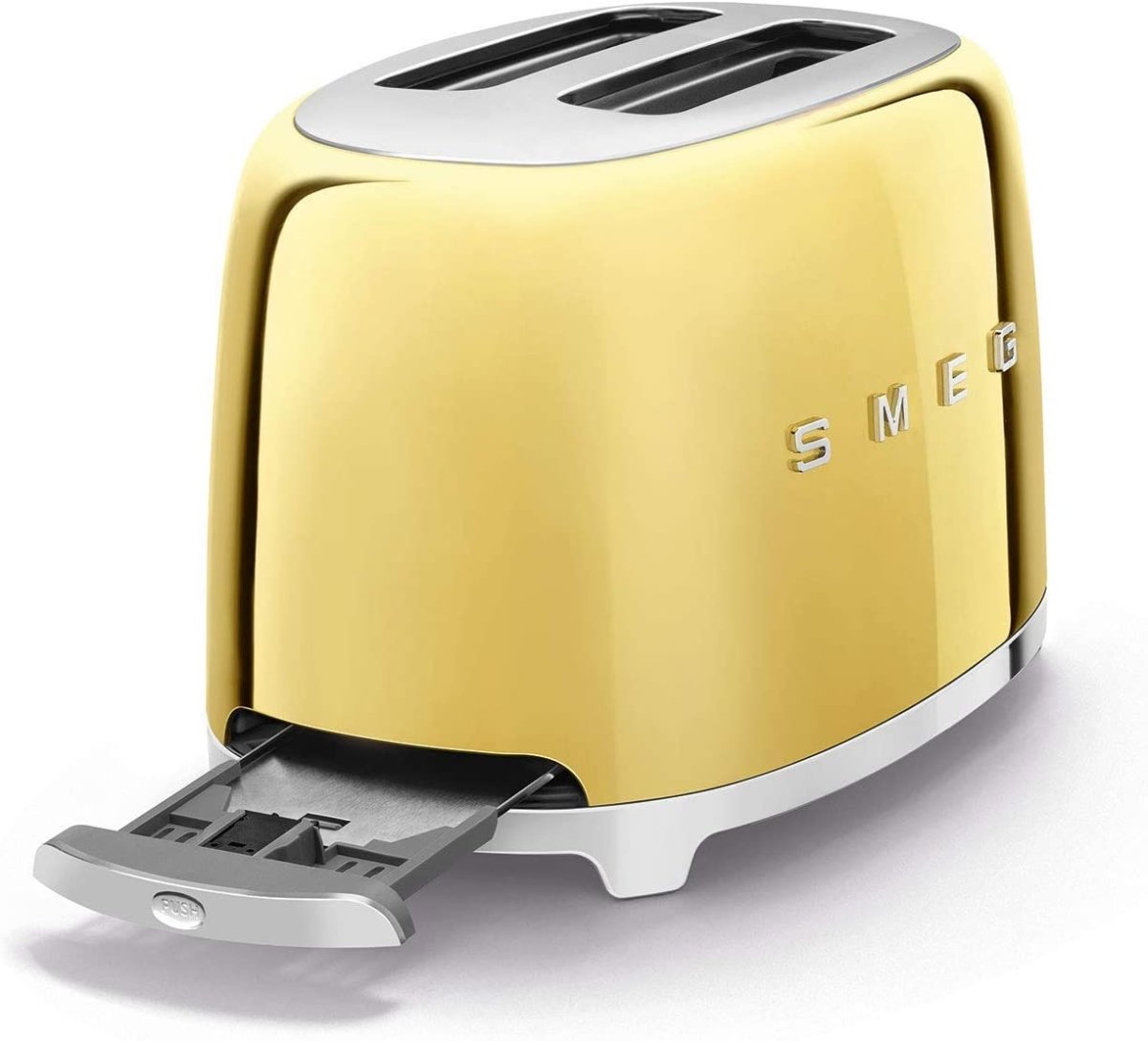 SMEG TSF01GOUK 2-Slice Toaster - Gold | Atlantic Electrics