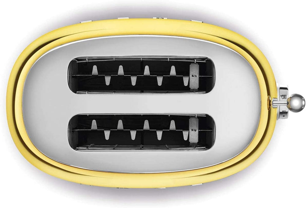 SMEG TSF01GOUK 2-Slice Toaster - Gold | Atlantic Electrics - 39478450880735 