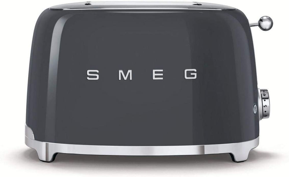 SMEG TSF01GRUK 2 Slice Toaster - Slate Grey - Atlantic Electrics - 39478449766623 