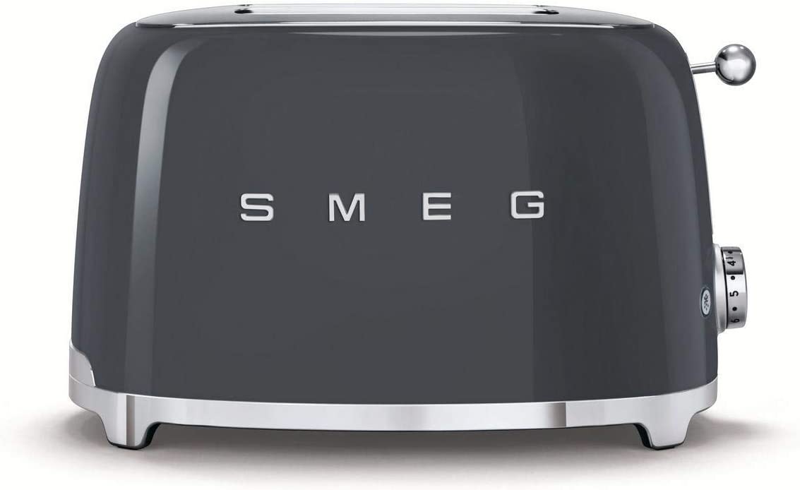 SMEG TSF01GRUK 2 Slice Toaster - Slate Grey - Atlantic Electrics