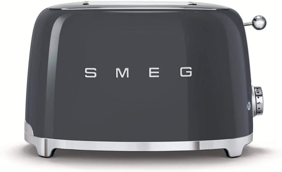 SMEG TSF01GRUK 2 Slice Toaster - Slate Grey | Atlantic Electrics
