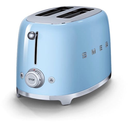 SMEG TSF01PBUK 2-Slice Toaster - Pastel Blue | Atlantic Electrics - 39478451437791 