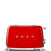 Thumbnail SMEG TSF01RDUK 31cm Wide 50's Style 2 Slice Toaster - 39478451044575
