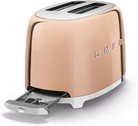 Thumbnail Smeg TSF01RGUK 2 Slice Toaster, Extra Wide Slots, 3 pre set options, Rose Gold | Atlantic Electrics- 39478451929311