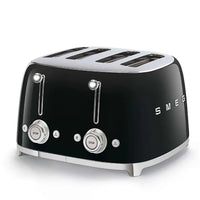 Thumbnail SMEG TSF03BLUK 50's Style Toaster, 4 Slices with Bagel Toasting, Reheat and Defrost Settings, 30cm Wide - 40228456726751