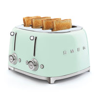 Thumbnail Smeg TSF03PGUK Retro 4 Slice Toaster, 4 Extra- 39478453141727
