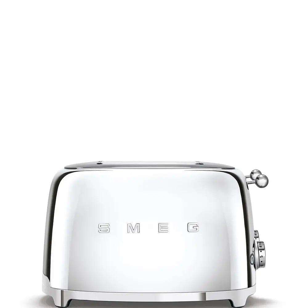 Smeg TSF03SSUK 50's Style Toaster, 4 Slice, 30cm Wide - Steel | Atlantic Electrics