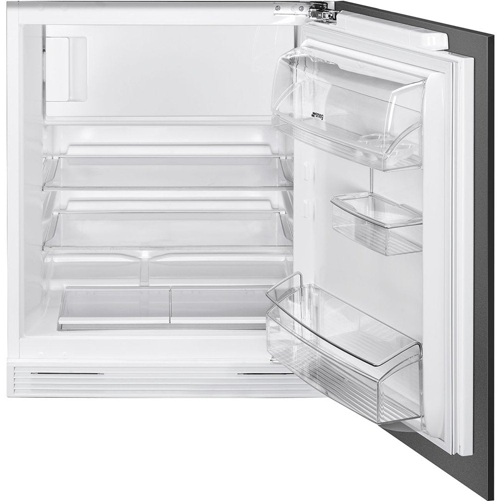 Smeg UKU8C082DF 111 Litre Built-In Under Counter Universal Refrigerator, 59.6cm Wide - White - Atlantic Electrics - 39478452912351 