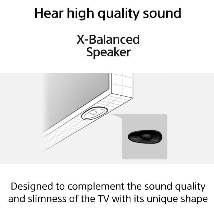 Sony Bravia KD43X81J (2021) LED HDR 4K Ultra HD Smart Google TV, 43 inch with Freeview HD-Freesat HD & Dolby Atmos, Black | Atlantic Electrics - 39478460350687 