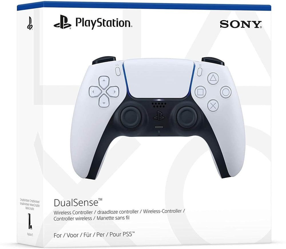 Sony PlayStation 5 PS5 DualSense Wireless Controller - White - Atlantic Electrics - 39478500917471 