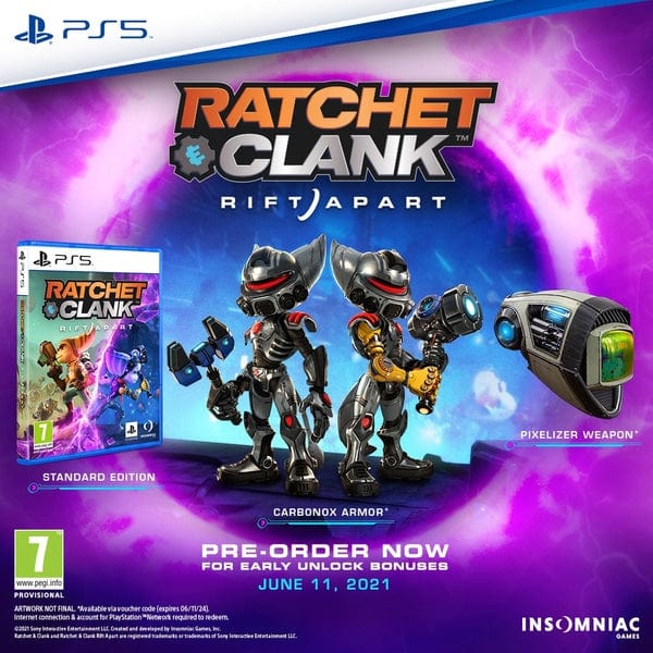 Sony PlayStation 5 PS5 Game "Ratchet & Clank: Rift Apart" - Atlantic Electrics - 39478500622559 