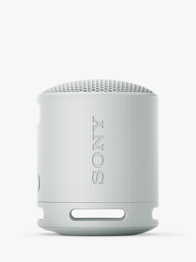 Sony SRS-XB100 Extra Bass Waterproof Bluetooth Portable Speaker, Light Grey - Atlantic Electrics - 40643736305887 
