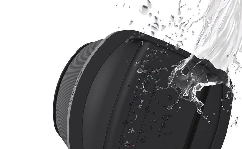 Sony SRSXP500B Wireless 2ch Mega Bass Portable Speaker - Black | Atlantic Electrics