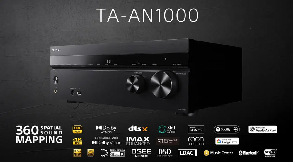 Sony TA-AN1000 7.2 Channel 8K A/V Amplifier | Atlantic Electrics - 40157554344159 