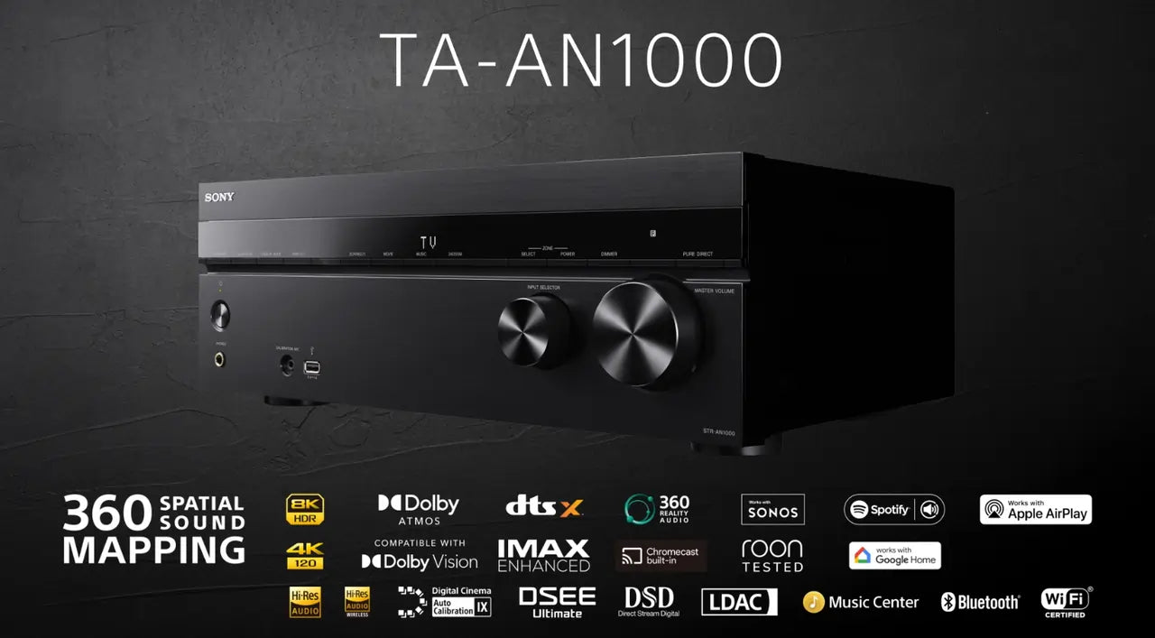 Sony TA-AN1000 7.2 Channel 8K A/V Amplifier | Atlantic Electrics