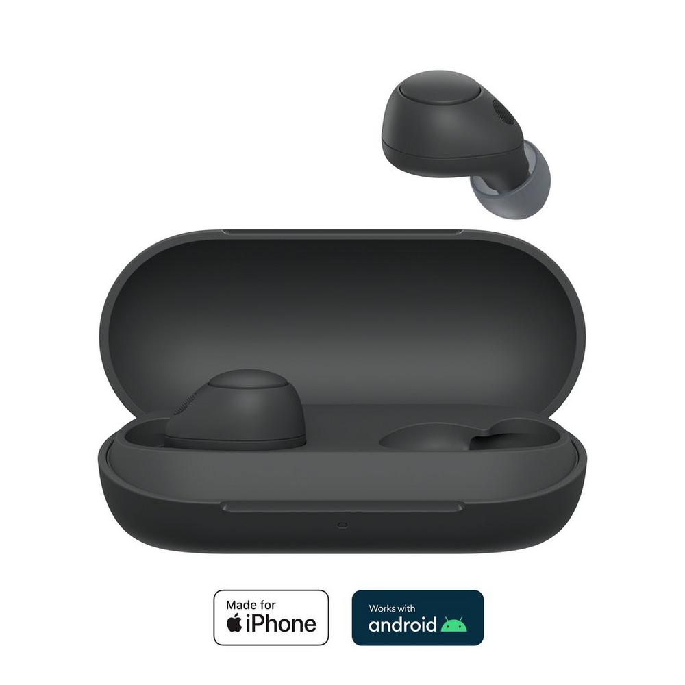 Sony WF-C700N Noise Cancelling True Wireless Bluetooth In-Ear Headphones with Mic/Remote, Black | Atlantic Electrics - 39915540414687 