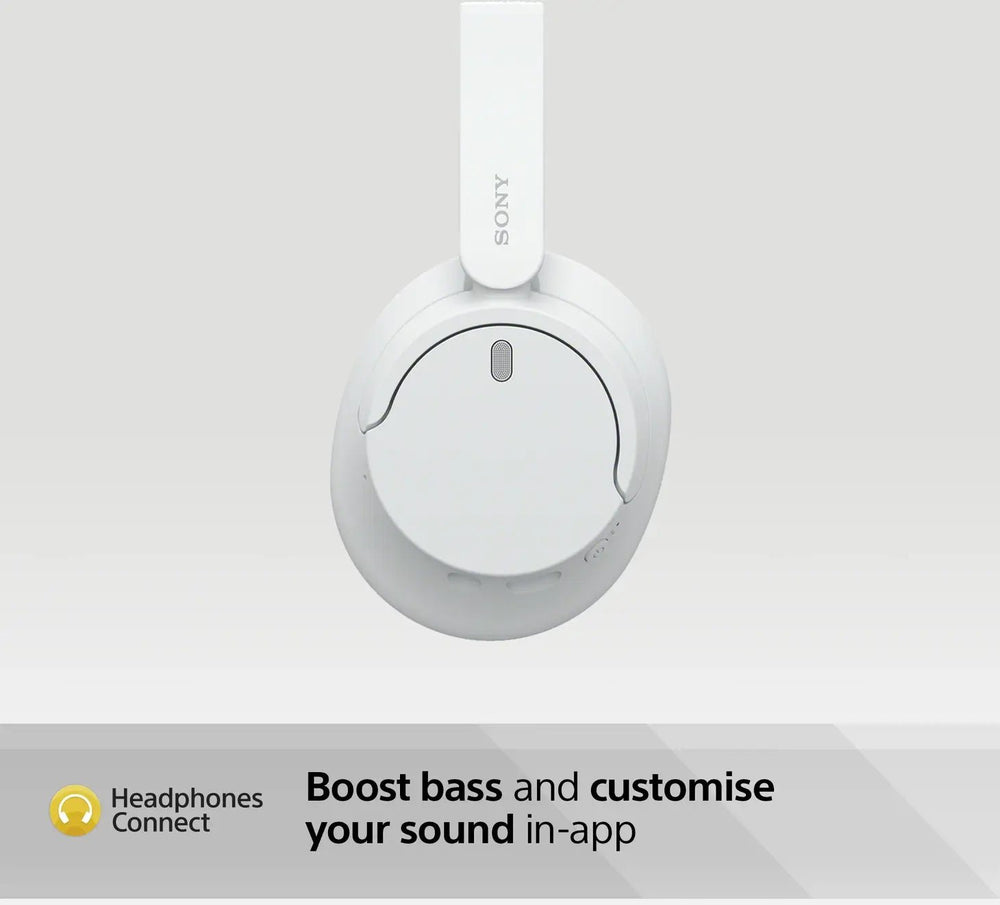 Sony WH-CH720 Noise Cancelling Bluetooth Wireless On-Ear Headphones with Mic/Remote, White - Atlantic Electrics - 39709288857823 