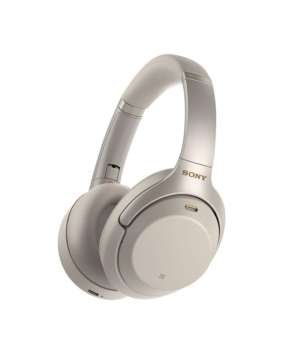 Sony WH1000XM3SCE7 Over Ear Wireless Noise Cancelling Headphones Silver - Atlantic Electrics