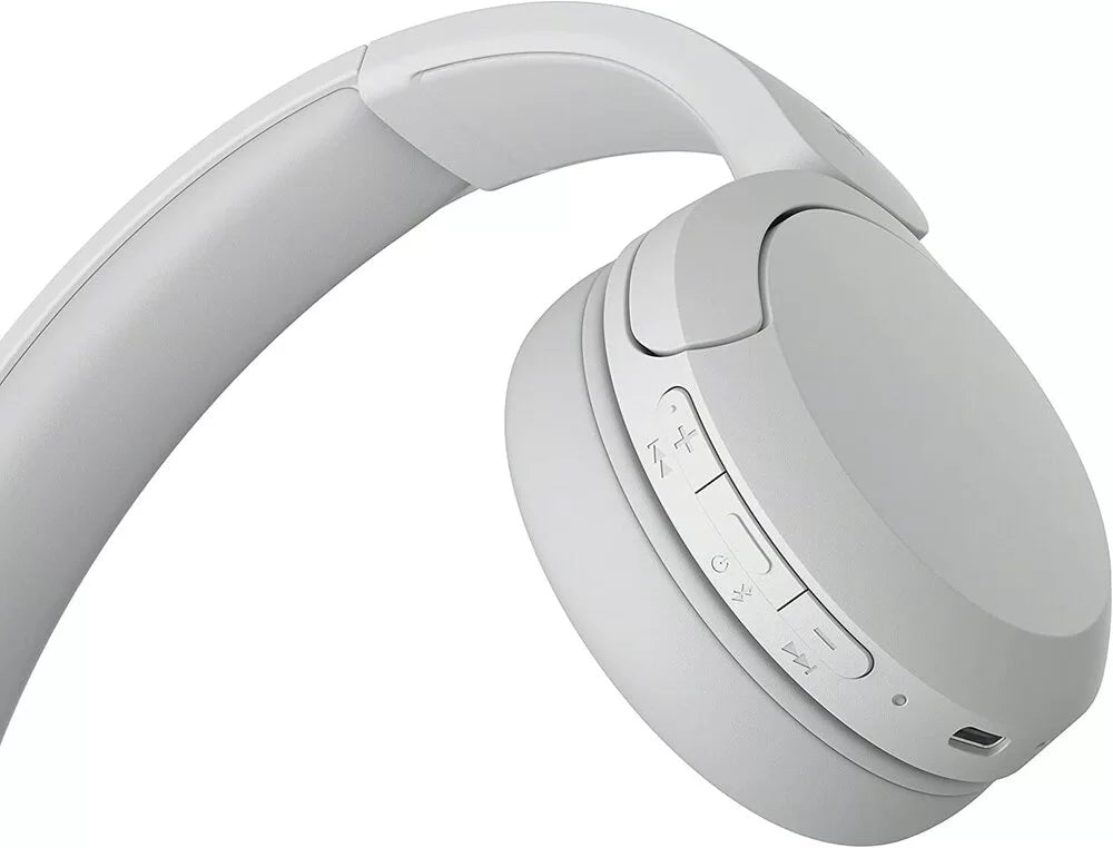 Sony WHCH520 Wireless Bluetooth Headphones up to 50 Hours Battery Life - White | Atlantic Electrics