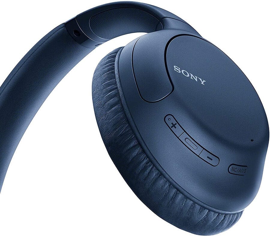 Sony WHCH710NLCE7 Wireless Over Ear Noise Cancelling Headphones - Blue - Atlantic Electrics - 39478506848479 