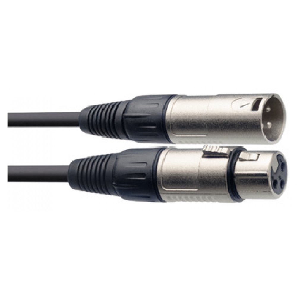 STAGG SMC3 3M metre Microphone cable (Male XLR to Female XLR) | Atlantic Electrics - 40800916996319 