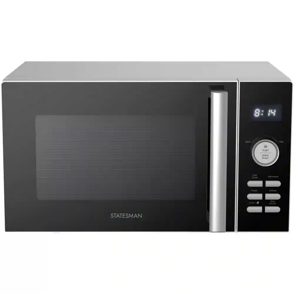 Statesman SKMG0923DSS 23 Litres Single Microwave - Silver | Atlantic Electrics - 40510106960095 
