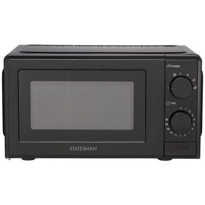 Statesman SKMS0720MPB 700W 20 Litres Single Microwave - Black | Atlantic Electrics - 40320646447327 