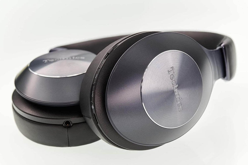 Technics EAHF70NEK Premium High-Resolution Wireless Bluetooth Over Ear Headphones with Closed Back, 3-Mode Active Noise Cancelling, Ambient Sound Enhancer and Voice Assistant - Black | Atlantic Electrics - 39478513107167 