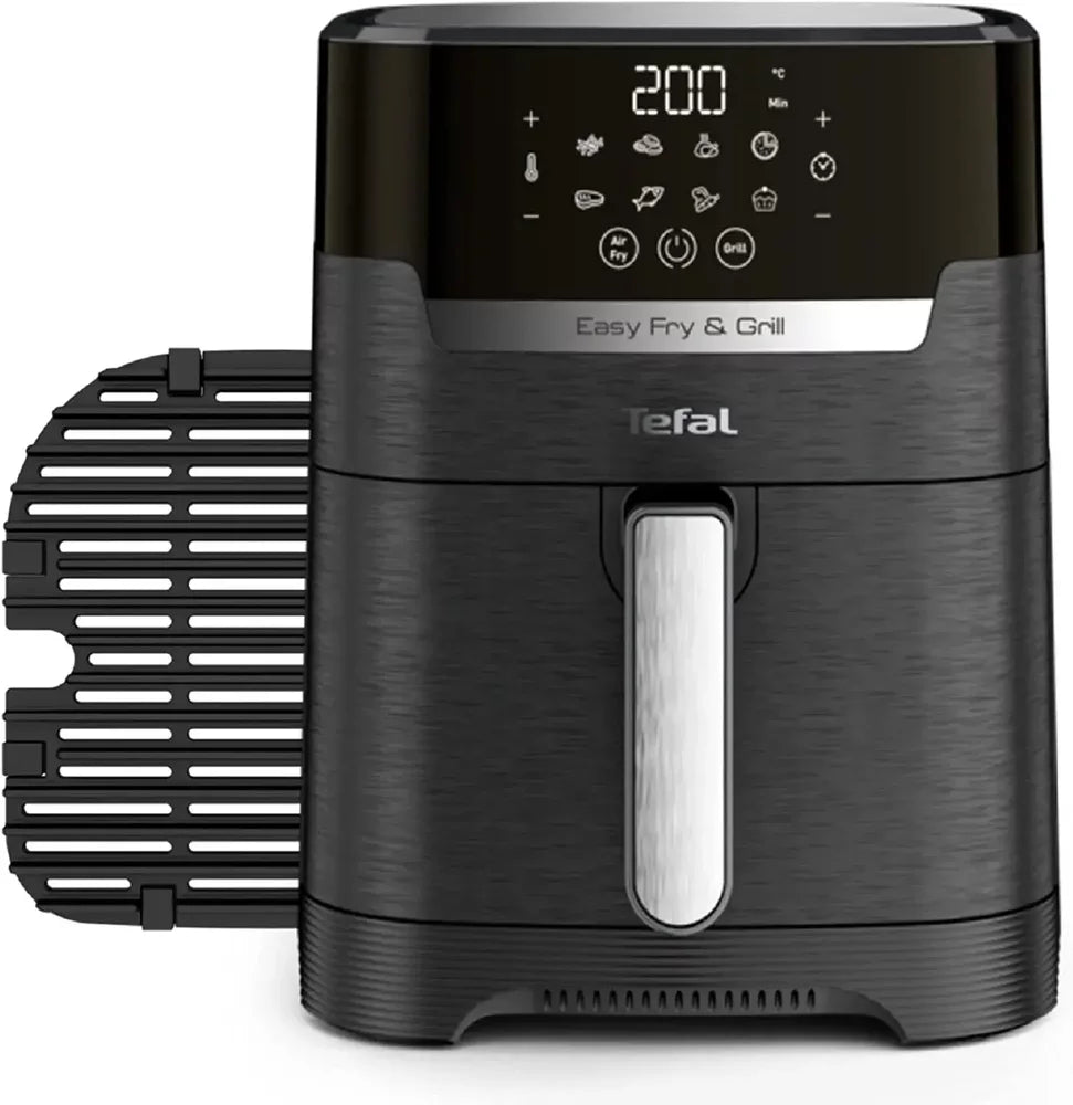 Tefal EY505827 EasyFry Precision 2 in1 Digital Air Fryer & Grill 4.2L - Black | Atlantic Electrics