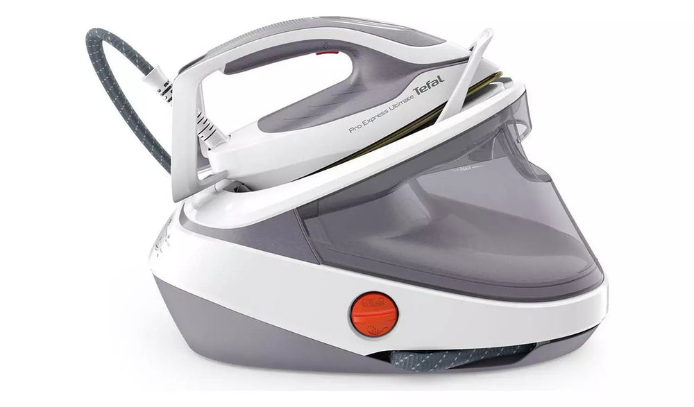 Tefal GV9713G0 Pro Express Ultimate II Steam Generator Iron Dove Grey & White - | Atlantic Electrics - 39502053114079 