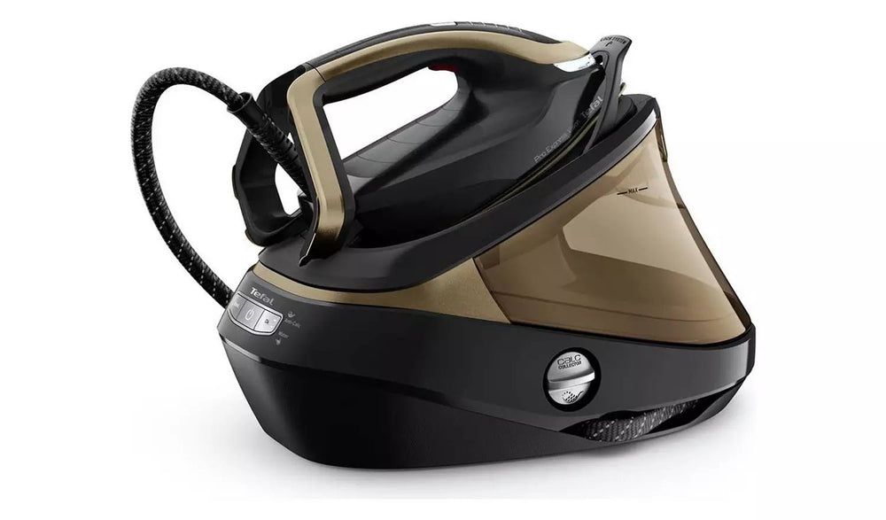 Tefal GV9820G0 Pro Express Vision Steam Generator Iron Black & Gold | Atlantic Electrics - 39502053310687 