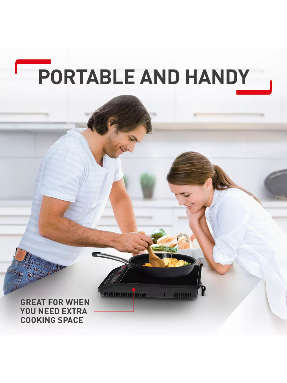 Tefal IH201840 Everyday Portable Induction Hob | Atlantic Electrics - 39614888673503 