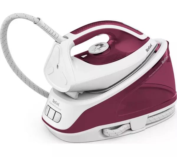 Tefal SV6110G0 Express Essential Steam Generator Iron - White & Red | Atlantic Electrics - 41130238148831 