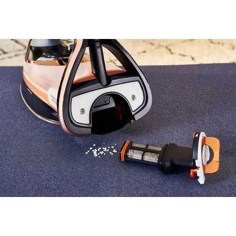 Tefal Ultimate Pure FV9845 3100 Watt Iron - Black / Rose Gold | Atlantic Electrics