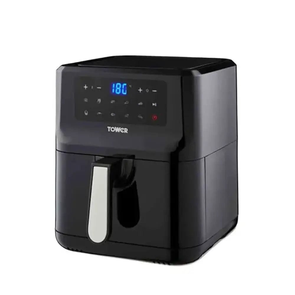 Tower T17089 Vortx 5l Digital Air Fryer, 33cm Wide - Black | Atlantic Electrics - 39478512091359 