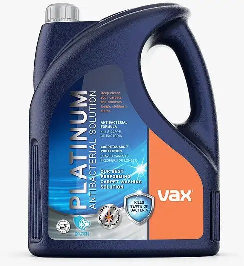 Vax 19142405 Platinum Antibacterial Carpet Cleaning Solution 4L - Atlantic Electrics