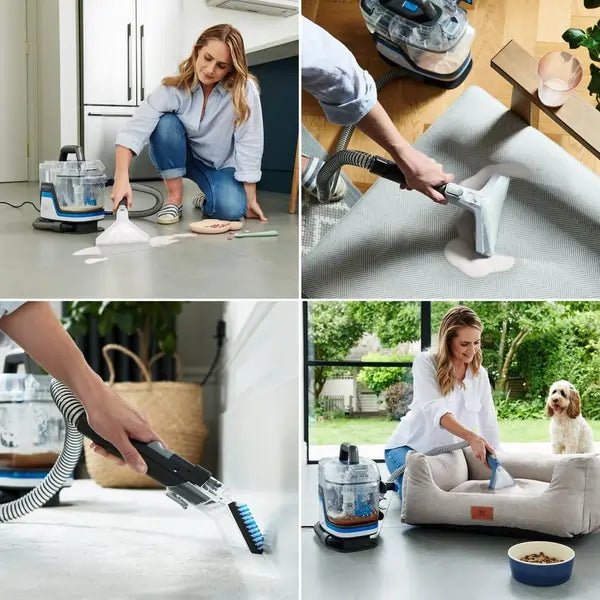 Vax CDSWMPXP Spotwash Home Duo Carpet Cleaner, Grey/White - Atlantic Electrics - 40452298899679 