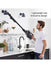 Thumbnail Vax CLSVB4KS ONEPWR Blade 4 Stick Cordless Vacuum Cleaner Graphite/Blue 45 Minutes Run Time | Atlantic Electrics- 39625906454751