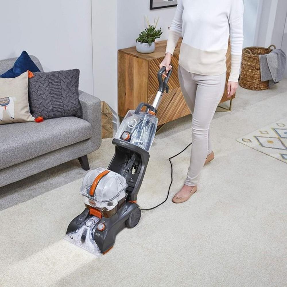 Vax CWGRV011 Rapid Power Revive Carpet Cleaner Grey And Orange - Atlantic Electrics - 40643738534111 