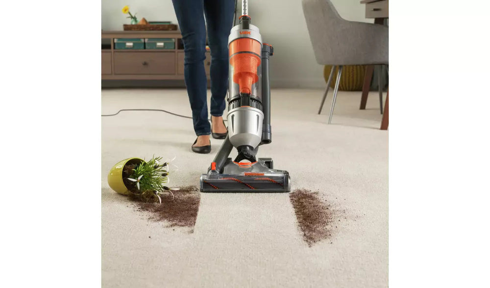 Vax U85ASBE Air Stretch Pet Upright Bagless Vacuum Cleaner Grey & Orange | Atlantic Electrics - 40643739418847 