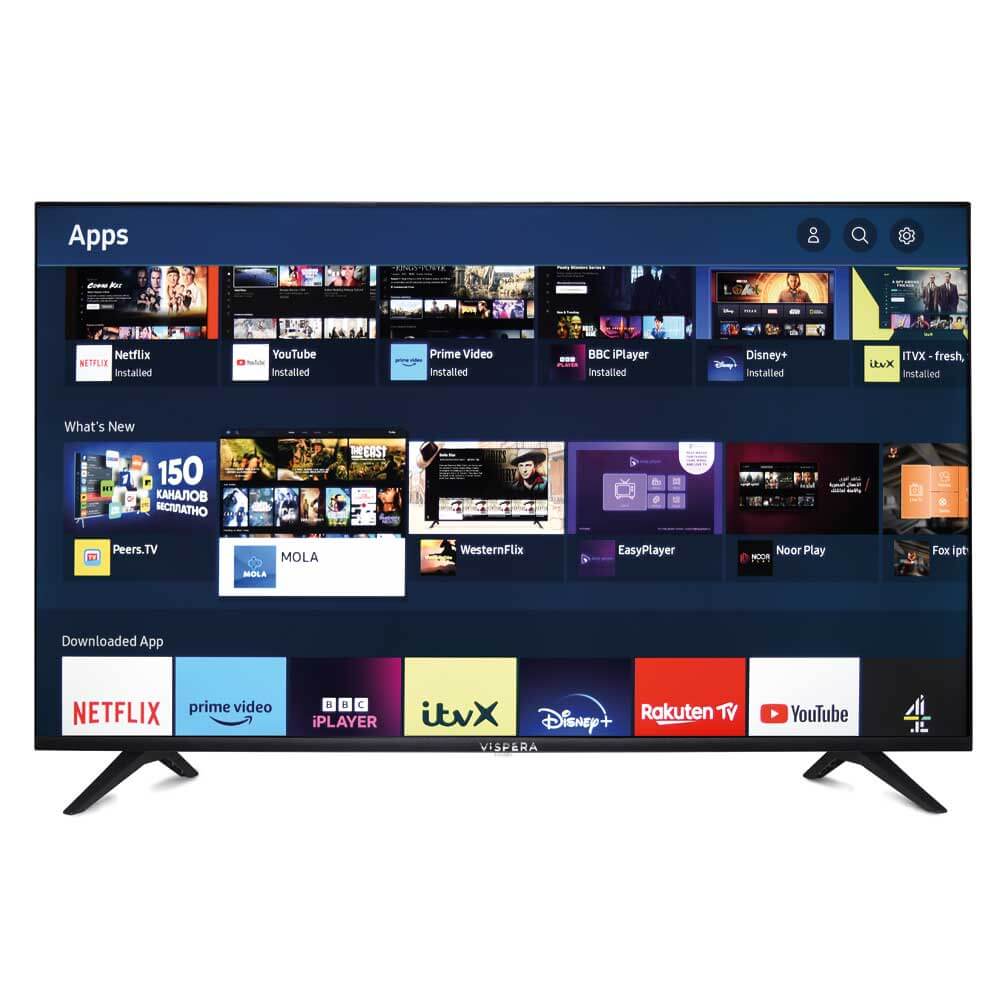 Vispera QLED55NOVA 55" 4K Ultra HD LED Smart TV - Black - Atlantic Electrics - 40643739091167 
