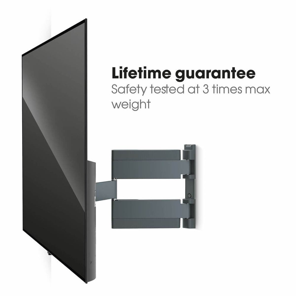 Vogel THIN 546 ExtraThin Full-Motion TV Wall Mount for OLED TVs Black - Atlantic Electrics - 39478521037023 