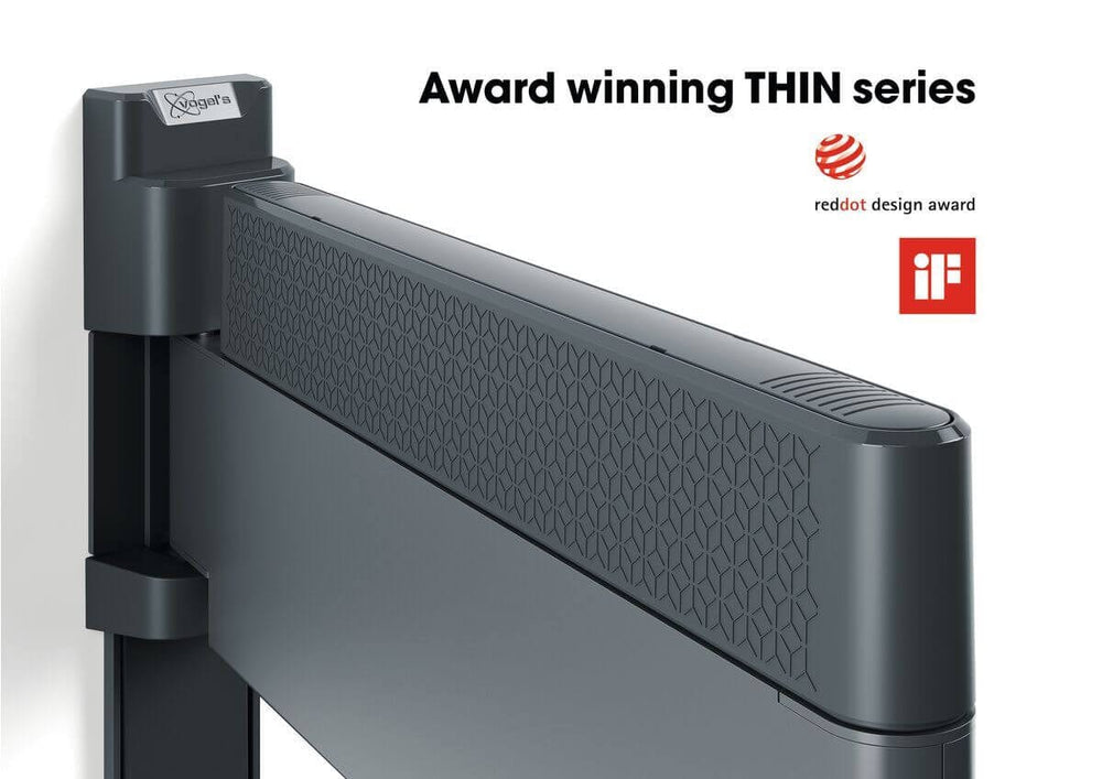 Vogel THIN 546 ExtraThin Full-Motion TV Wall Mount for OLED TVs Black - Atlantic Electrics - 39478520807647 