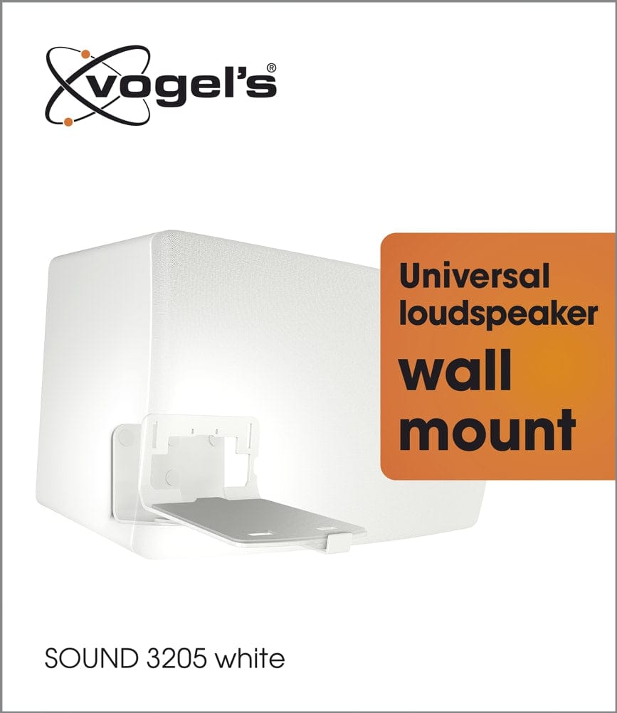 Vogels SOUND 3205 Universal White Speaker Wall Mount (Single) | Atlantic Electrics - 39478516515039 