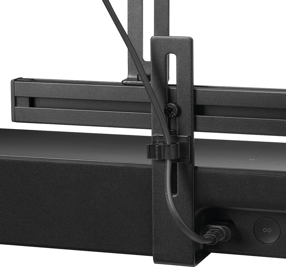 Vogels SOUND 3550 Universal Sound Bar Wall Mount Bracket To Fit Sound Bar with TV - Black | Atlantic Electrics - 39478519496927 