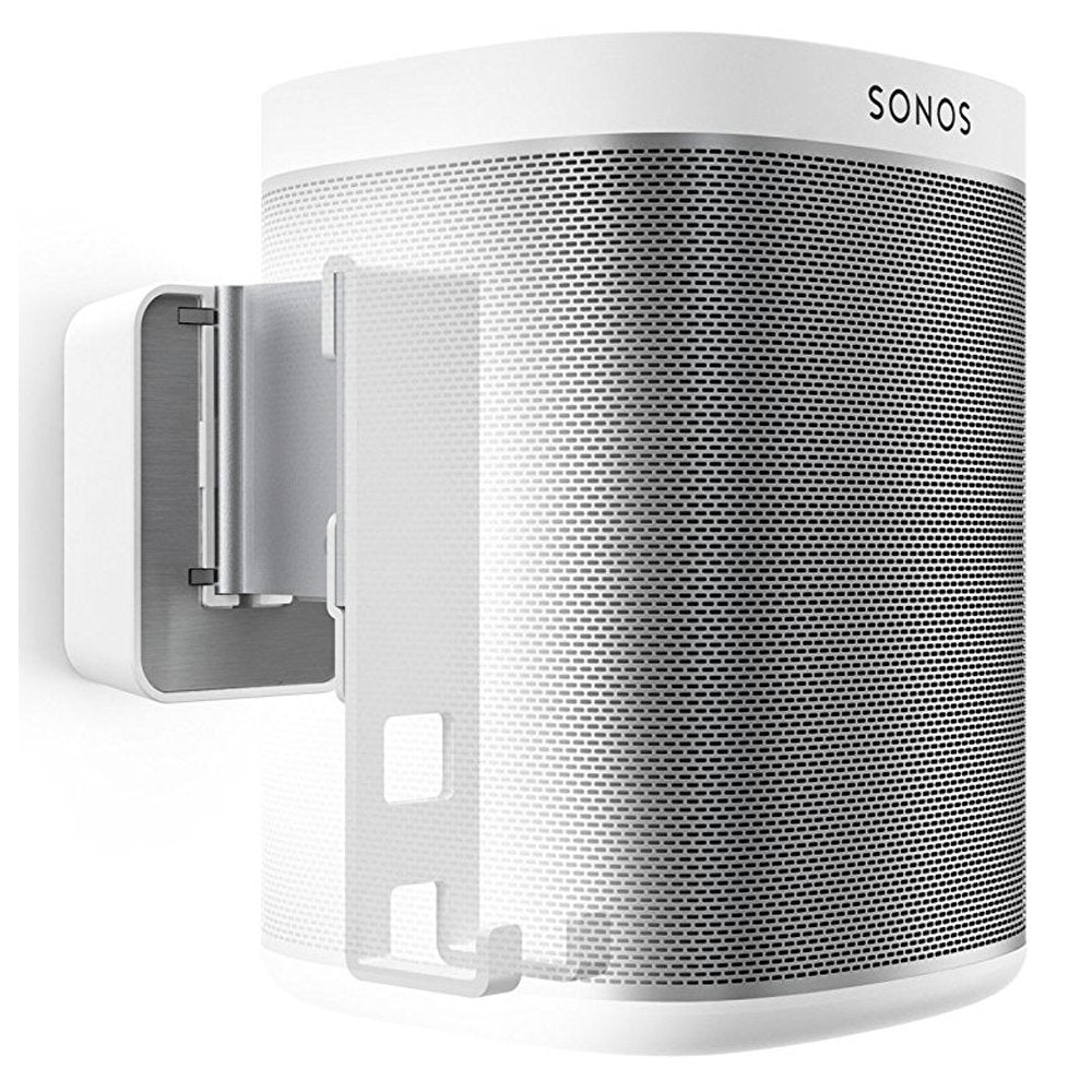Vogel's SOUND4201 Wall-Mount Bracket for Sonos PLAY:1 Speaker (Single) - White | Atlantic Electrics - 39478517334239 